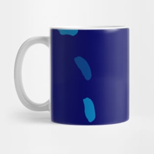 Elegant Blue Journey Abstract Pattern Mug